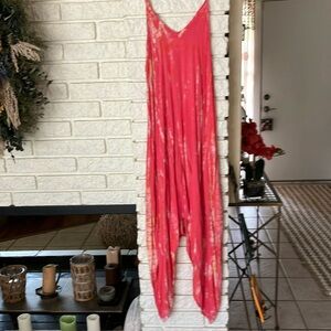 Elegant Pink Midi Dress